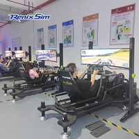 Simulateur de conduite de voiture de course Esport F1 4 axes Renixsim Commercial, simulateur de course de réalité virtuelle, divertissement, Moza Sim Racing Rig