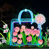 Cadres photo floraux, lanternes de festival, décorations de Pâques, de Thanksgiving, de la Saint-Valentin, d'Halloween, de la remise des diplômes, luminaires LED étanches