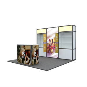 Hot bán tùy chỉnh 10 * 10ft <span class=keywords><strong>Modular</strong></span> triển lãm thương mại hiển thị đứng với đèn LED - Product Image 5