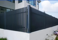 Rampe de balcon en alliage d'aluminium antirouille, faible entretien, pour villa en bord de mer
