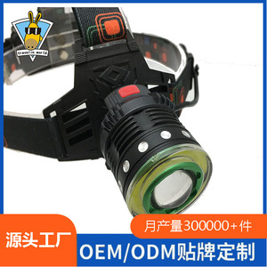 Lampada Frontale Estremamente Popolare, Torcia Frontale a LED in Alluminio, Lampada Frontale per Bicicletta di Grado Industriale con Lunga Autonomia per Turni Notturni - Product Image 5