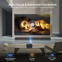 Nouveau Projecteur LCD Intelligent Wupro K3 2025 pour la Maison, Système d'Exploitation Liunx, 800 ANSI Lumens, Applications Mondiales, 1+8 Go, Autofocus, Prise en Charge 4K