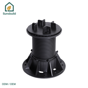 Sunsbuild Adjustable Plastic Floor Spacer Pedestal for <b>Flooring</b> Covering <b>Accessories</b> Matte Finish Easy Installation - Product Image 1