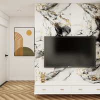 Panneau mural flexible moderne 1200 x 2400, panneau UV en PVC, feuille de marbre décorative, imperméable, ignifuge, revêtement mural en marbre
