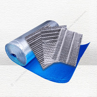 Matériau d'isolation thermique à bulles d'air en feuille d'aluminium pour la construction de bâtiments sur le toit