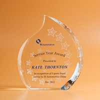 Trophée en cristal K9 haut de gamme, médaillon en métal irrégulier, impression numérique, sablage, gravure laser, personnalisable, présentation