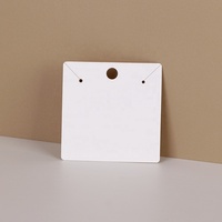 Cartes personnalisées imprimées pour boucles d'oreilles, présentoirs à bijoux en feuille d'aluminium et papier perforé pour usine