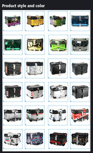Caja Trasera para Motocicleta Personalizable GS Sticker 45L, de Plástico ABS, Universal, Impermeable, Caja de Almacenamiento Ligera, Caja de Equipaje para Motocicleta - Product Image 6