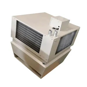 Unidades de recirculação 8100m3/h e unidades de ar de fornecimento para aquecimento e resfriamento de espaços altos Unidade de ar condicionado aquecedor industrial com ventilador