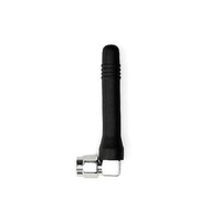 Antenne cellulaire en caoutchouc mâle PR à angle droit en nickel, polarisation verticale 2,4 GHz, 3 dBi, mini-antenne sans fil
