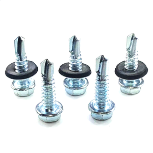 Nhà Máy Trung Quốc Hex Máy Giặt Đầu Tự Khoan Thép Lợp Vít Tự Khoan Vít Máy - Product Image 4