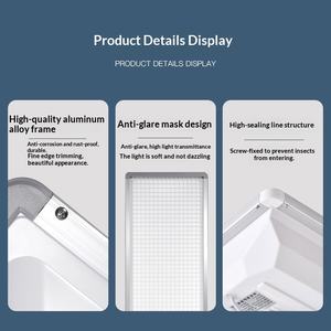 Bande lumineuse LED intelligente à intensité variable en acier inoxydable, ultra-lumineuse, spectre complet, protection des yeux en classe, luminaire suspendu - Product Image 4