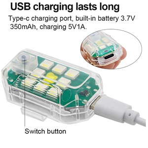 7-Màu Không Dây Điều Khiển Từ Xa LED Nhấp Nháy Ánh Sáng Xe Xe Máy RC Bay Không Người Lái Đèn Flash Chỉ Số Vị Trí Máy Bay Cảnh Báo Phụ Kiện - Product Image 4