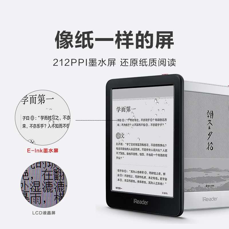 Ireader Light 6インチ e-ブックリーダー（8Gメモリ・E-INK）