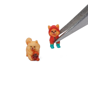Mini Figuras de Animales, Adornos para el Hogar, Pomerania - Juguete para Niños, Regalo de Cumpleaños - Product Image 4