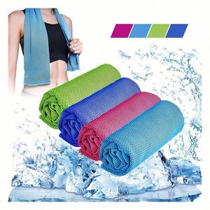 30x100cm Cooling <b>Towel</b> Set Sports Yoga Fitness Travel Leisure Neck <b>Wrap</b> Quick Activation Design - Product Image 1