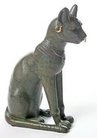 Statue de chat égyptien en polystone, Statue de chat en bronze personnalisé, Statue de Gayer Anderson, souvenirs de Parastone