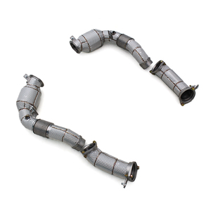 Escape Boska con catalizador y tubo de bajada para BMW X5 M60i 4.4TT 2024, colector deportivo con catalizadores de 200 celdas, tubo de bajada de escape M60i - Product Image 1