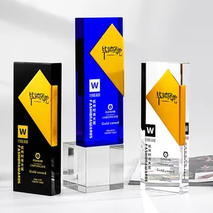 factory wholesale high quality crystal sport trophy dance award for souvenir race trophy