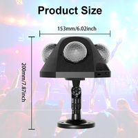 Luz de Discoteca Piramidal al por Mayor con Control Remoto, Bola Mágica Láser LED RGB, Luz Ambiental para DJ, Bar, Club, Decoración