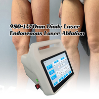 Système d'ablation endoveineuse par micro-ondes 2026 47W 50W 980nm 1470nm pour le traitement des varices, garantie CE