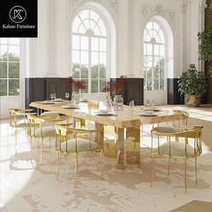 Nouveau design de canapé modulaire confortable en métal de haute qualité, en velours luxueux, ensemble de meubles pour salon - Product Image 2
