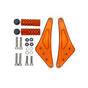 Repose-pieds en alliage d'aluminium CNC exclusif pour pédales avant et passagers pour motos Light Bee - Product Image 4