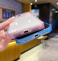 Coque de téléphone rigide en TPU et PC pour iPhone 17 Pro Max, design transparent et épuré, antichoc, compatible avec iPhone 17 Air/16 Pro/Pro Max