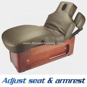 Mesa de Masaje Moderna de Lujo para Hotel con Gabinete de Almacenamiento y Cojín Grueso de Cuero PU - Product Image 2