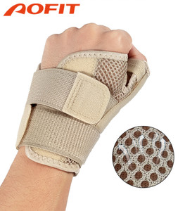 Órtese de Punho e Polegar com Suporte Integrado em Malha Respirável para Alívio da Dor no Polegar e Imobilização do Punho, Proteção Diária para Mãos - Product Image 1