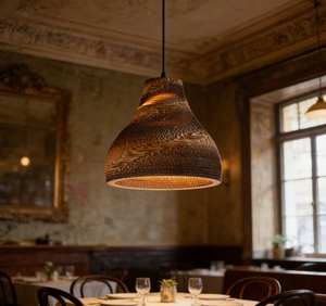 โคมไฟระย้าแบบสานมือ ดีไซน์รังผึ้งเปลือย สำหรับตกแต่งร้านกาแฟ บ้าน ร้านอาหาร สไตล์หรูหรา - Product Image 5