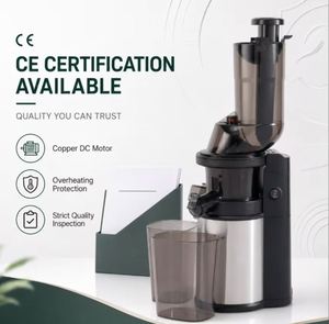 Extracteur de jus lent électrique en acier inoxydable de 600 ml avec moteur DC, fonction inversée et conception à mastication pour usage domestique - Product Image 6