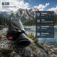 Monoculaire thermique 640x512 avec écran OLED, caméra infrarouge de vision nocturne pour la chasse et l'observation en extérieur