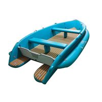 Suministro de fábrica, balsa inflable de velocidad Dropstitch, barco de pesca, pesca duradera, punto de caída, catamarán de pesca inflable, barco de Kayak