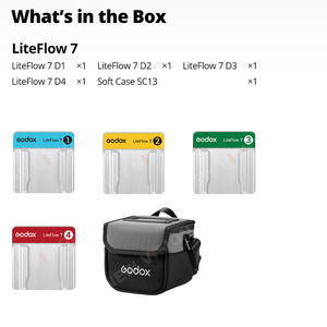 Godox LiteFlow 7/15/25/50/100 Cine освещение Speedlite аксессуар для легкой установки фотографии солнцезащитный отражатель - Product Image 6