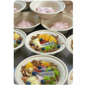 Disposable <b>Paper</b> Pulp <b>Bowls</b> Round 340Ml For Party Food Serving Biodegradable - Product Image 3