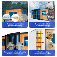 Maison conteneur en acier à panneaux sandwich extensibles de haute qualité, à faible coût, préfabriquée, modulaire, moderne et recyclable