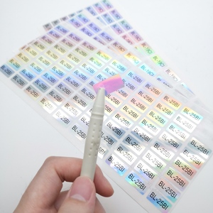 Tùy chỉnh 3D Holographic an ninh số Sticker 3D hiệu ứng laser với đầy màu sắc ba chiều cho bao bì nhãn in logo thương hiệu - Product Image 6