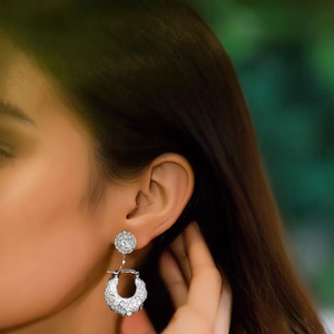Pendientes de Cristal PBBA-450, Accesorio Elegante y Lujoso para Mujer - Product Image 3