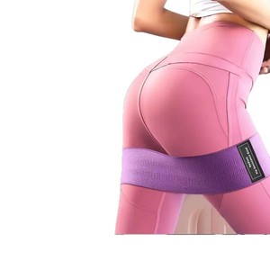 Bande de résistance de 8 cm de large, antidérapante, élastique, pour le fitness, le yoga, l'exercice et le remodelage corporel - Product Image 2