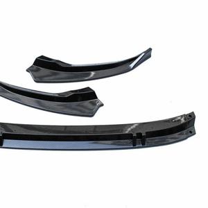 Welta Spoiler avant en plastique ABS+PP aspect carbone, diffuseurs de pare-chocs, lames de pare-chocs, attache de remorquage à visser, compatible Audi A3 2021-2023 - Product Image 5