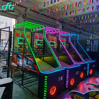 Machine de jeu d'arcade de basket-ball fou de tir pour adultes et enfants à pièces d'intérieur Offre Spéciale