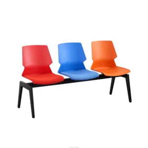 대기실 의자 공공 의자 사무실 가구 체육관 튼튼한 금속 플라스틱 현대 판지 상업용 가구