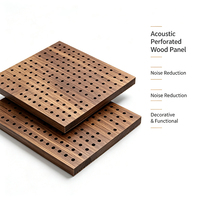 Panneaux acoustiques modernes en MDF micro-perforé en nid d'abeille, panneaux muraux et de plafond absorbants le son en bois pour salon et chambre à coucher