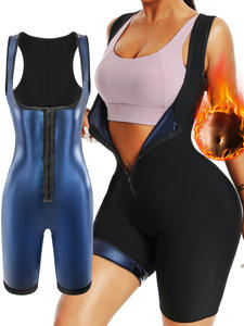 Chaleco Deportivo para Mujer, Faja Reductora de Cintura, Moldeador Corporal con Cremallera, Traje Sauna Enterizo para Mujer - Product Image 2