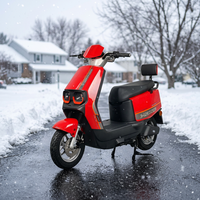 Scooter électrique à deux roues imperméable de 1000 W avec batterie 60 V 20 Ah, 3 vitesses, vitesse maximale de plus de 50 km/h pour la conduite hors route