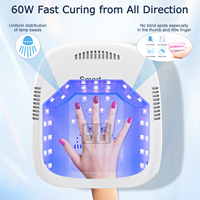 Sunnail Puissant Nouvelle Tendance Pro Cure 60Watts Nail Lamp Nail Set Kit Avec Lampe Uv