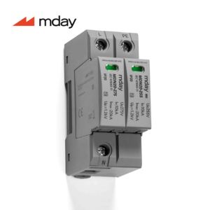 Mday mdn20 Chất lượng cao năng lượng mặt trời SPD AC 275V 20ka IP20 sét bảo vệ tăng bảo vệ cho thiết bị điện tử công nghiệp - Product Image 4