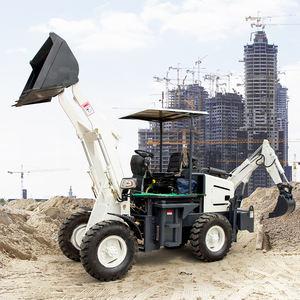 Chargeuse-pelleteuse <span class=keywords><strong>4x4</strong></span>, mini-excavatrice hydraulique, chargeuse multifonctionnelle, engin de construction à faible entretien, CE ISO, infrastructure - Product Image 2