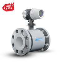 Niedriger Preis f46 promag elektro magnetischer Durchfluss messer mit Teflon auskleidung